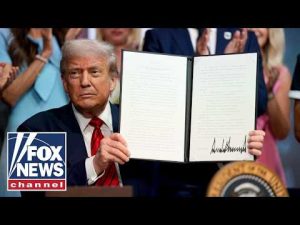 Read more about the article WATCH LIVE: Trump signs executive order from the Oval Office