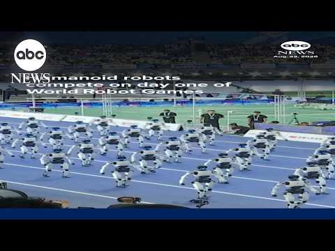 Read more about the article Humanoid robots compete on day one of World Robot Games