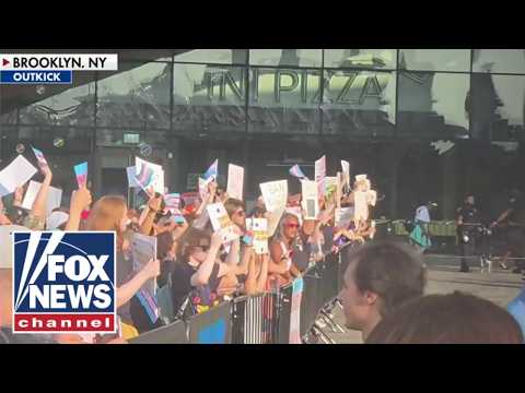 Read more about the article Trans activists ERUPT in protest outside WNBA game
