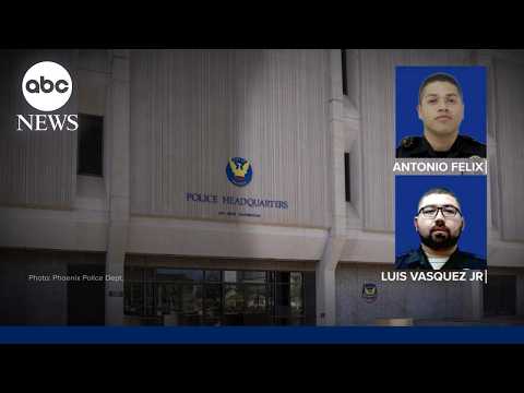 Read more about the article 2 Phoenix police officers arrested and fired after an alleged violent traffic stop