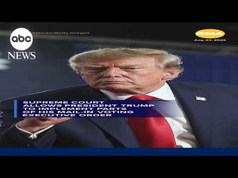 Read more about the article Supreme Court allows President Trump to implement parts of his mail-in voting executive order