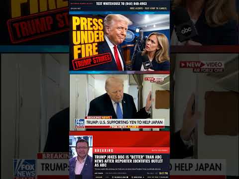 Read more about the article Trump Just Torched ABC In The White House Press Room, wait until you hear what came next