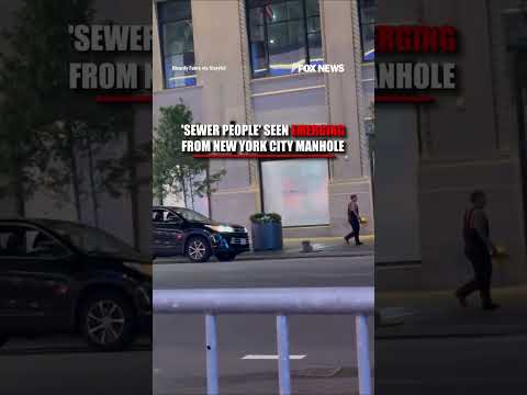 Read more about the article WATCH: ‘SEWER PEOPLE’ seen emerging from NYC manhole #shorts #us #NYC #foxnews