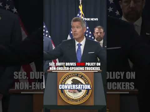 Read more about the article Secretary Duffy drives illegal immigration debate home #shorts #breaking #fox
